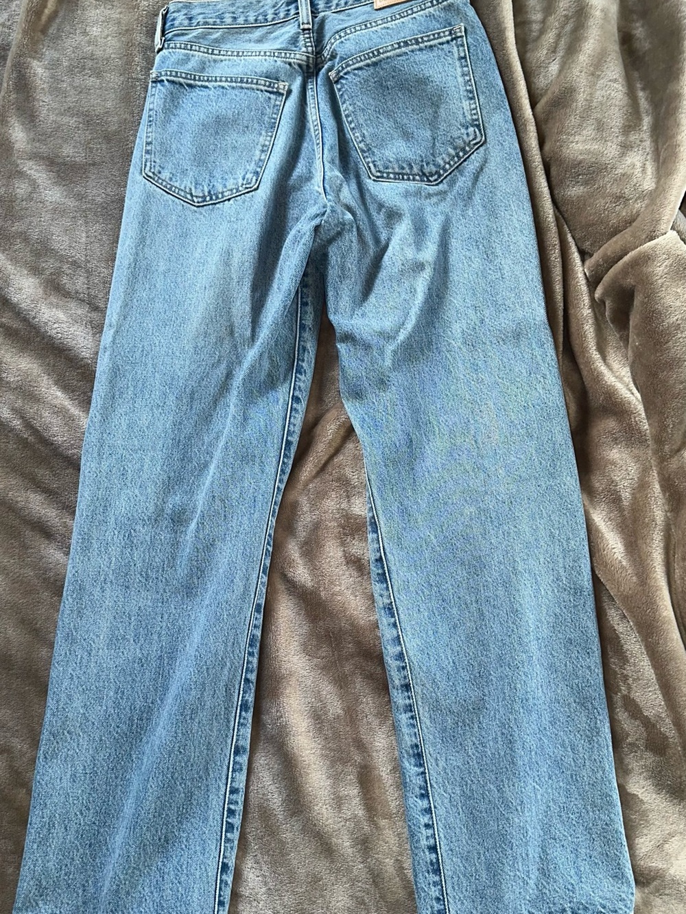 Denim Forum Men's Light Blue Straight-Leg Jeans The 90’s Marlo